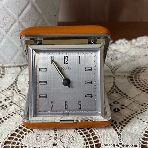 Equity Mechanical Wind Up Vintage Travel Alarm Clock